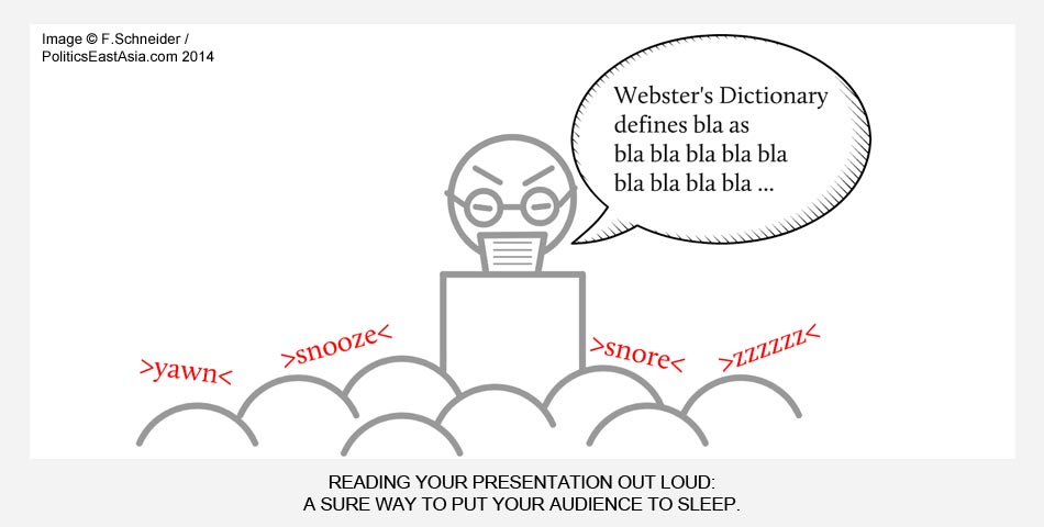 boring presentation