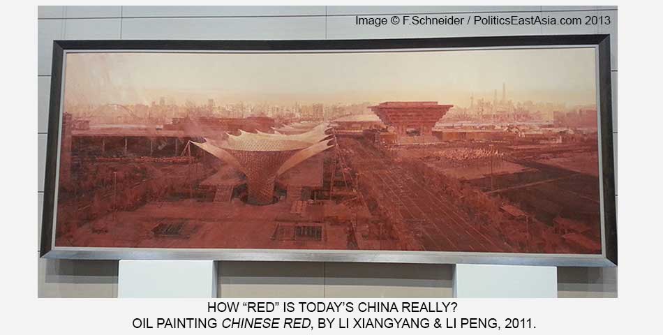 Oil Painting"Chinese Red"